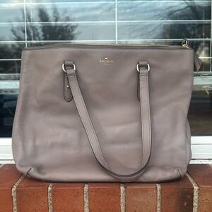 Large leather Kate Spade tote